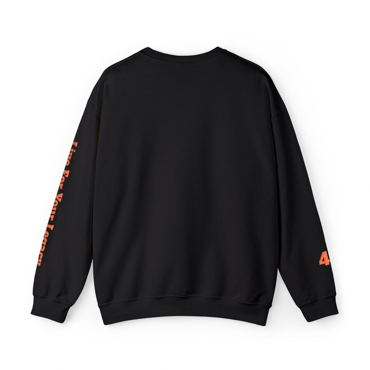 Blade Legacy Puff Stencil Orange Crewneck Sweater