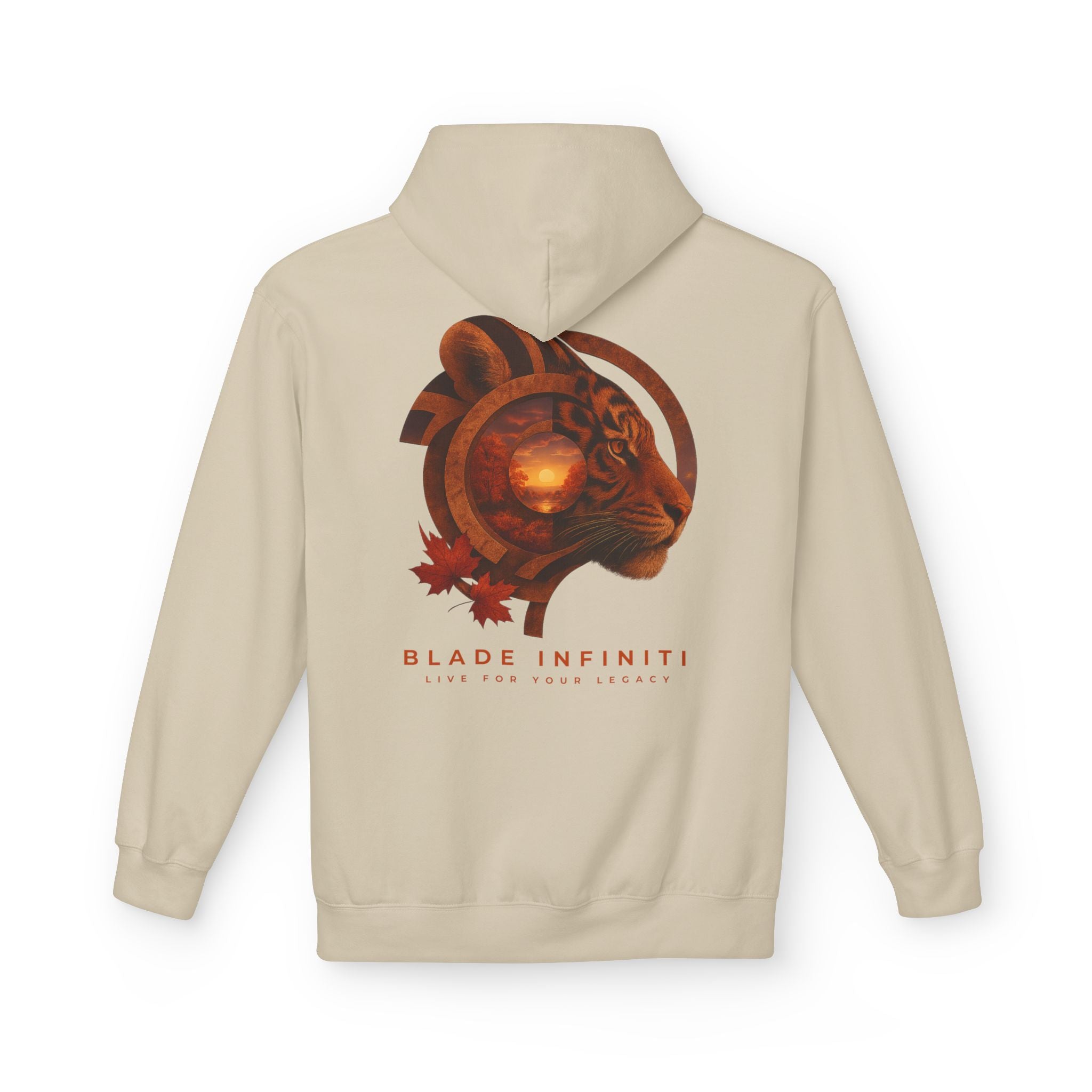 Safari Bloom Tiger Fall Hoodie V2