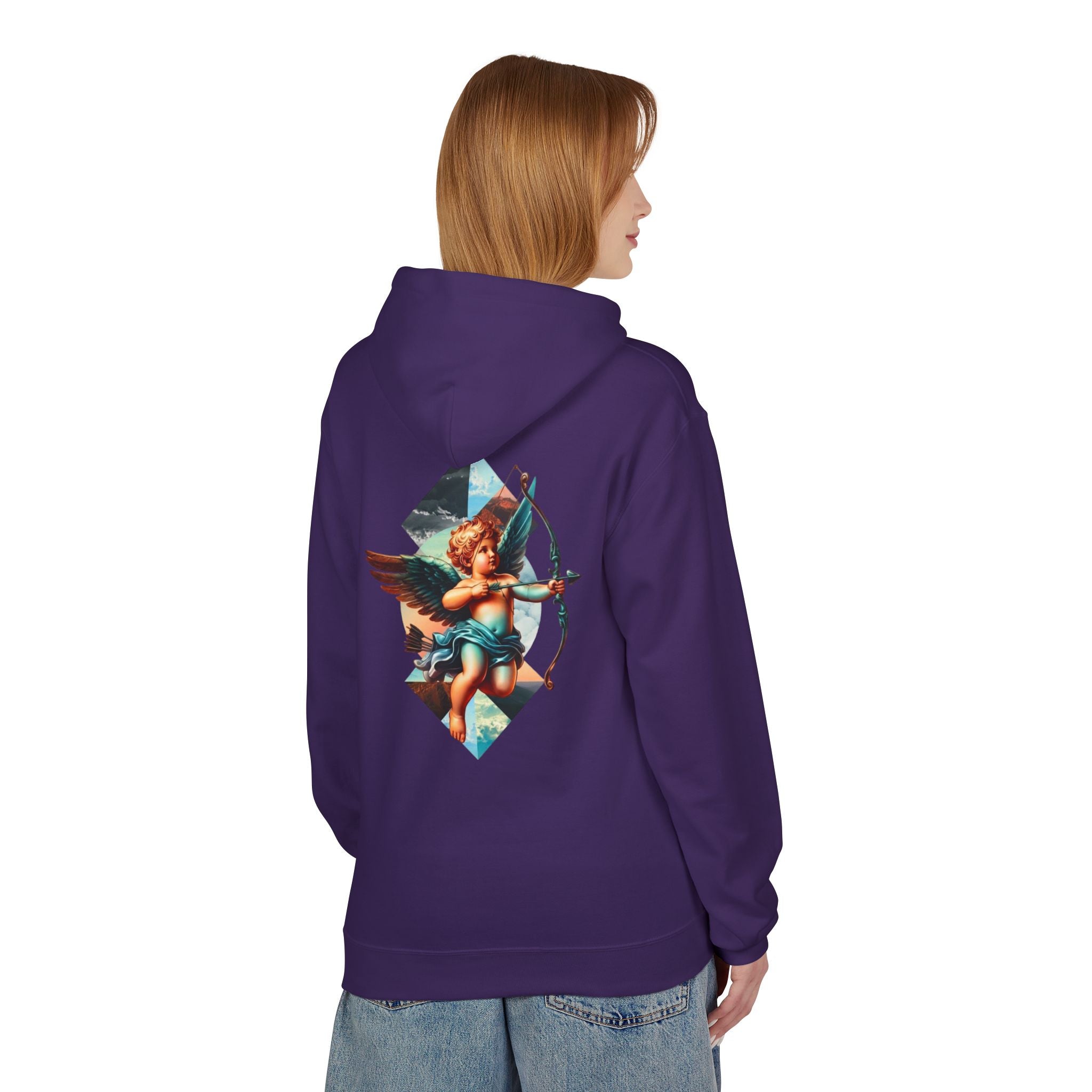 Cupid's Bow Blue + Arrow - Love, Infiniti Hoodie