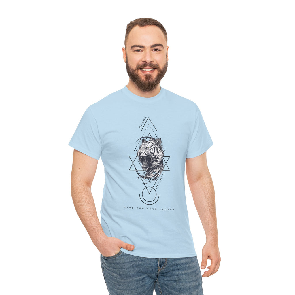 Geometric King Black TX Tiger T-Shirt