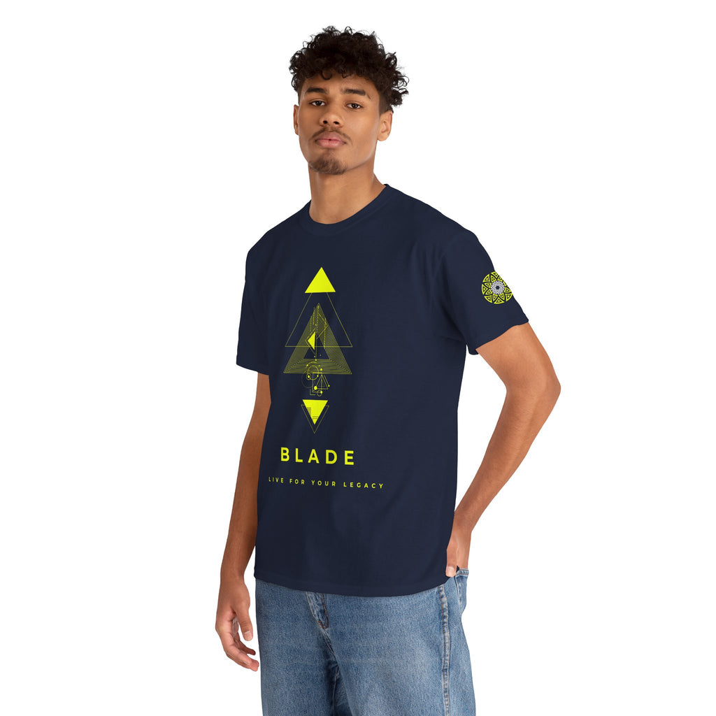 Geometric Odyssey Neon Green TX T-Shirt