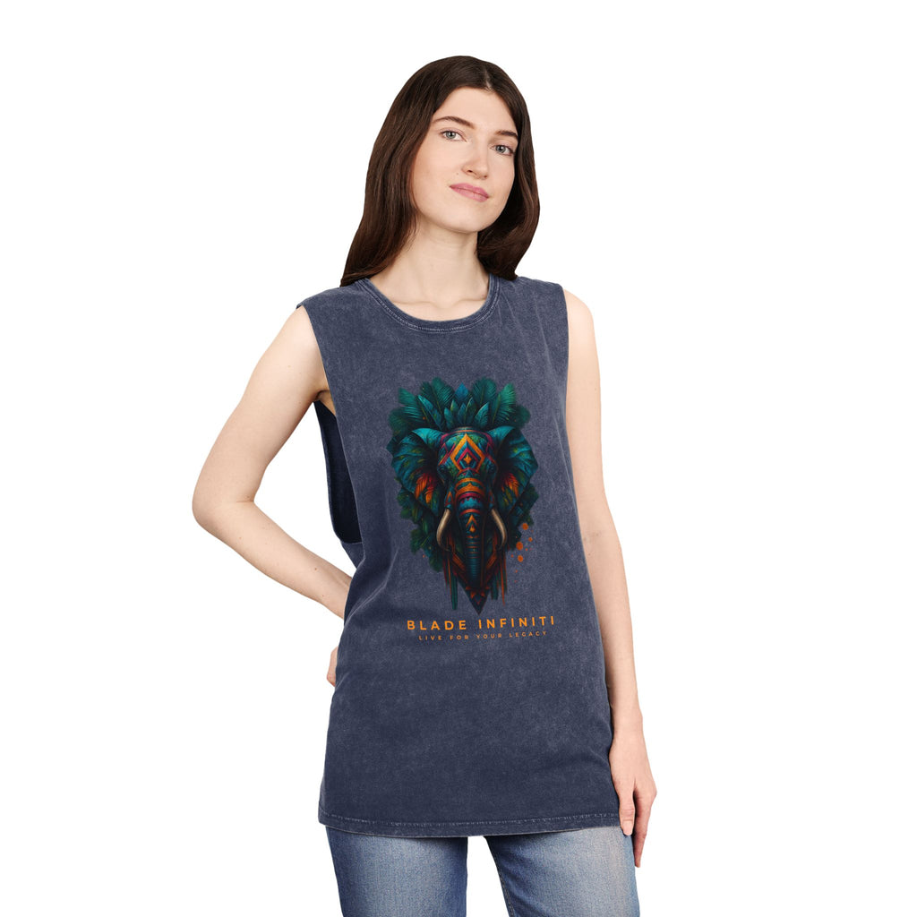 Midnight Tiki Elephant Tank Top