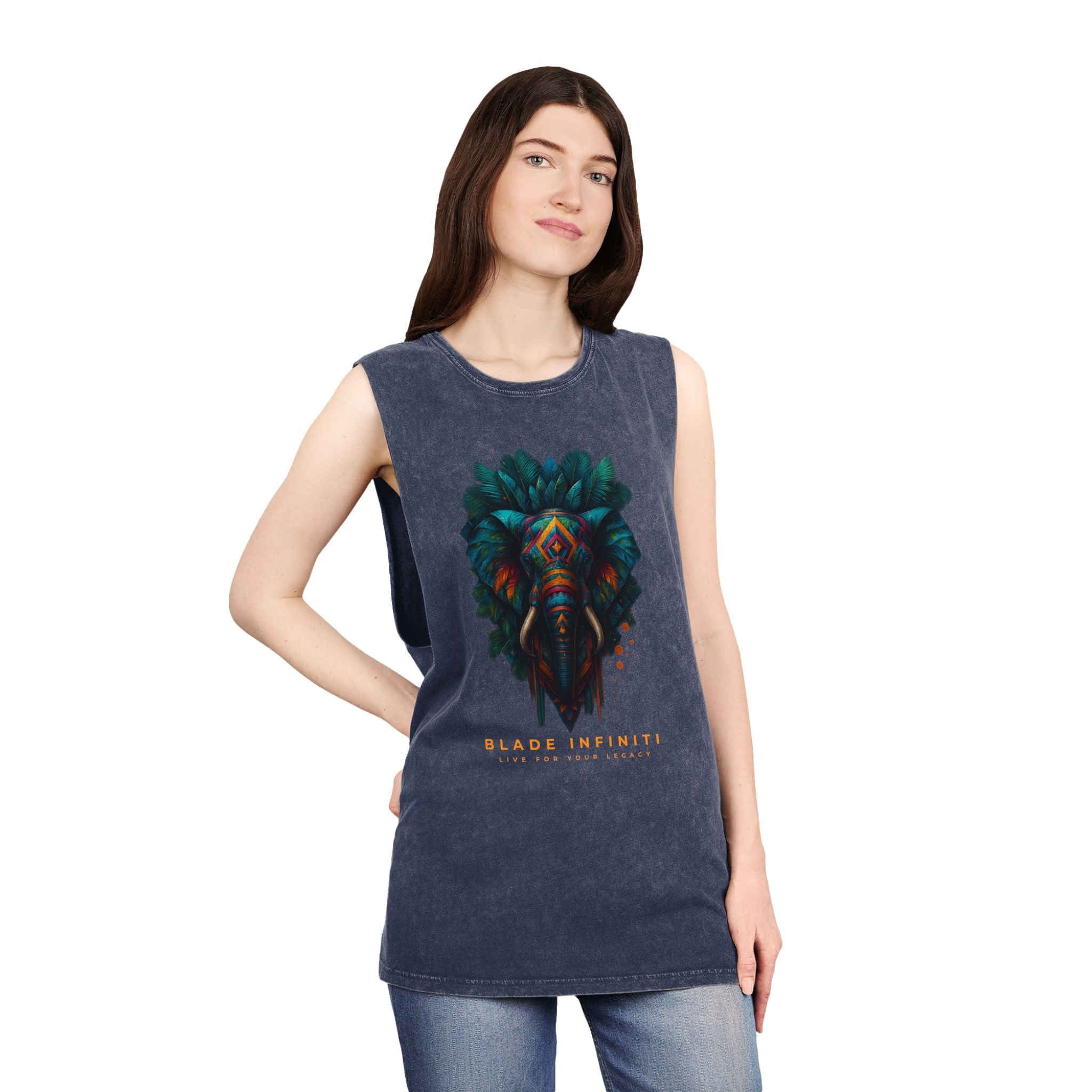 Midnight Tiki Elephant Tank Top