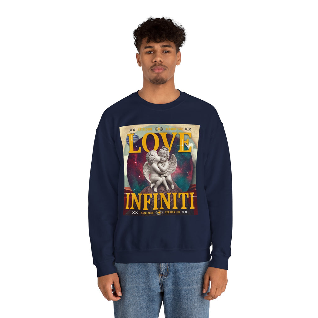 Celestial Love, Infiniti Unisex Crewneck Sweater