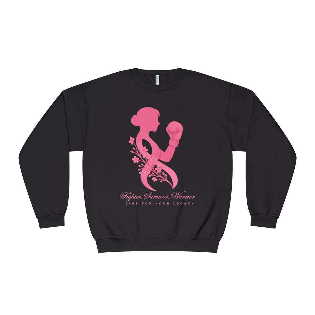 Fighter. Survivor. Warrior | Breast Cancer Sweatshirt/Sweater