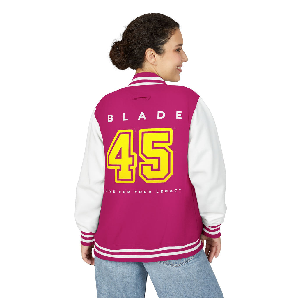 Blade 45 Golden Yellow/White Letterman Jacket