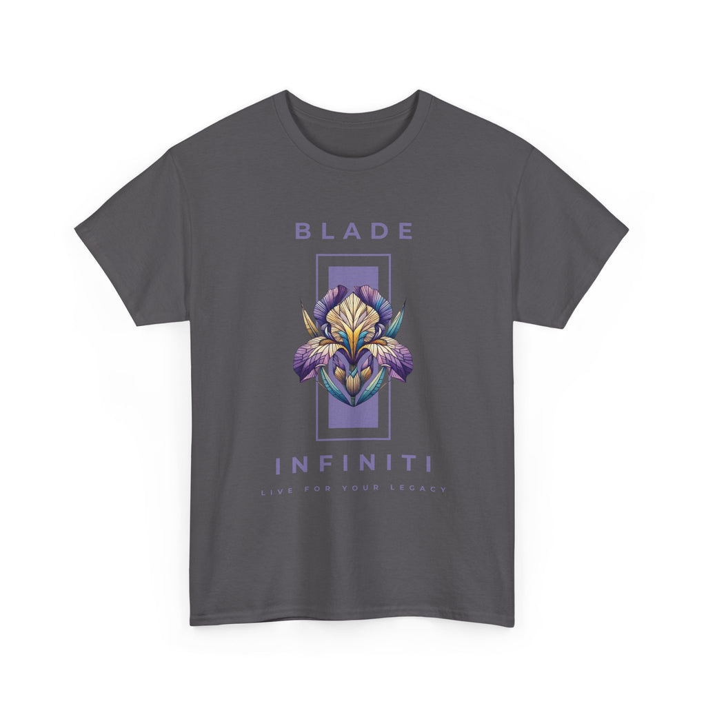 Essence of Infiniti Purple/Teal/Yellow Floral T-Shirt