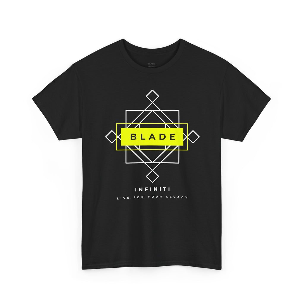 Geometric Infiniti Neon Green/White T-Shirt