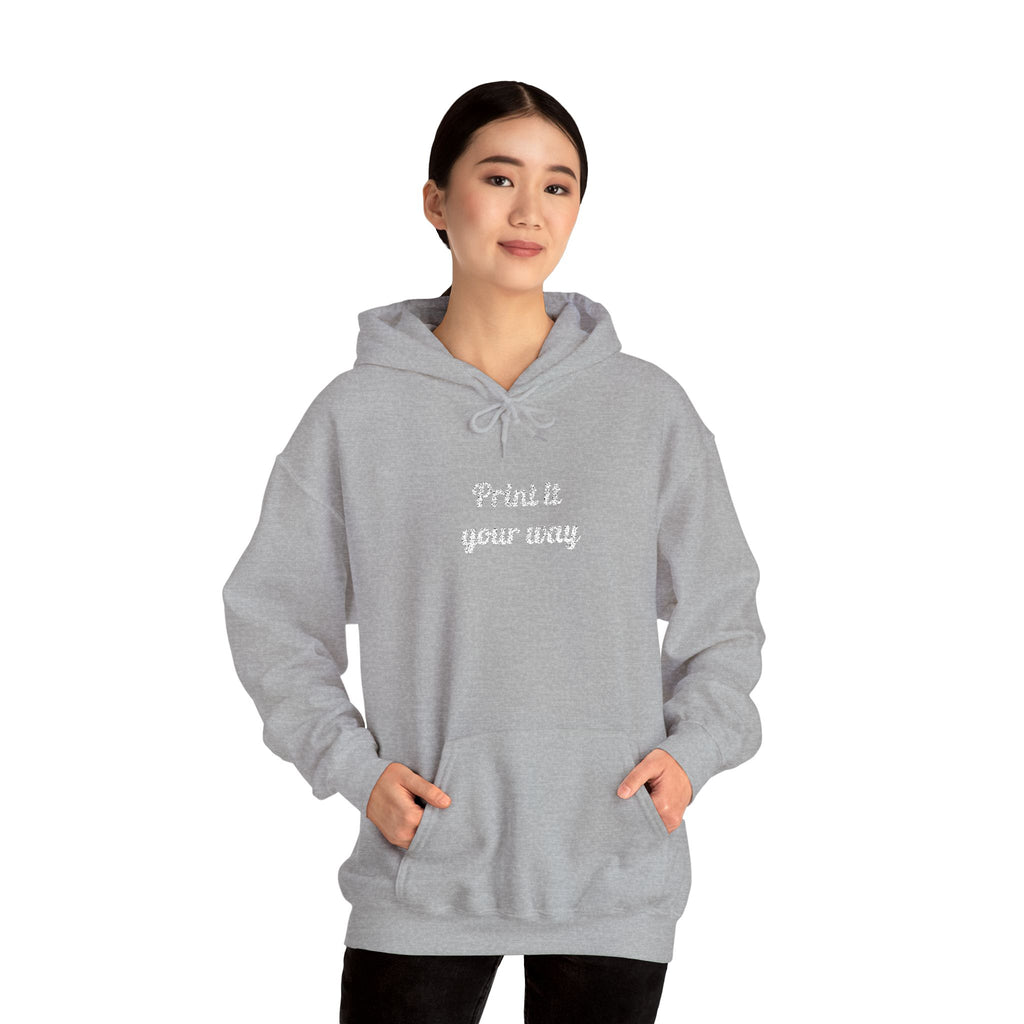 Custom Embroidered Unisex Hoodie – Ethically Sourced Cotton Blend