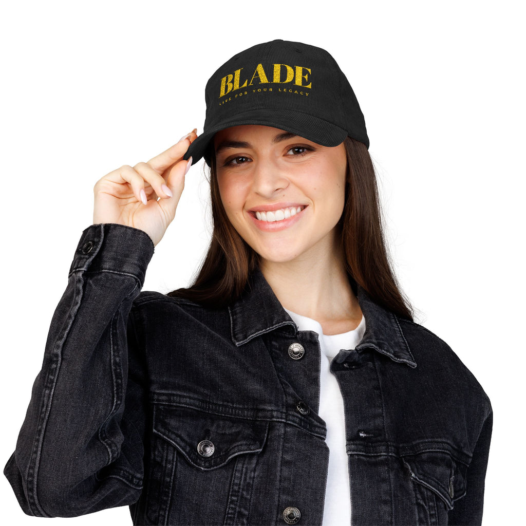 Blade Legacy Vintage Corduroy Hat/Cap Embroidery