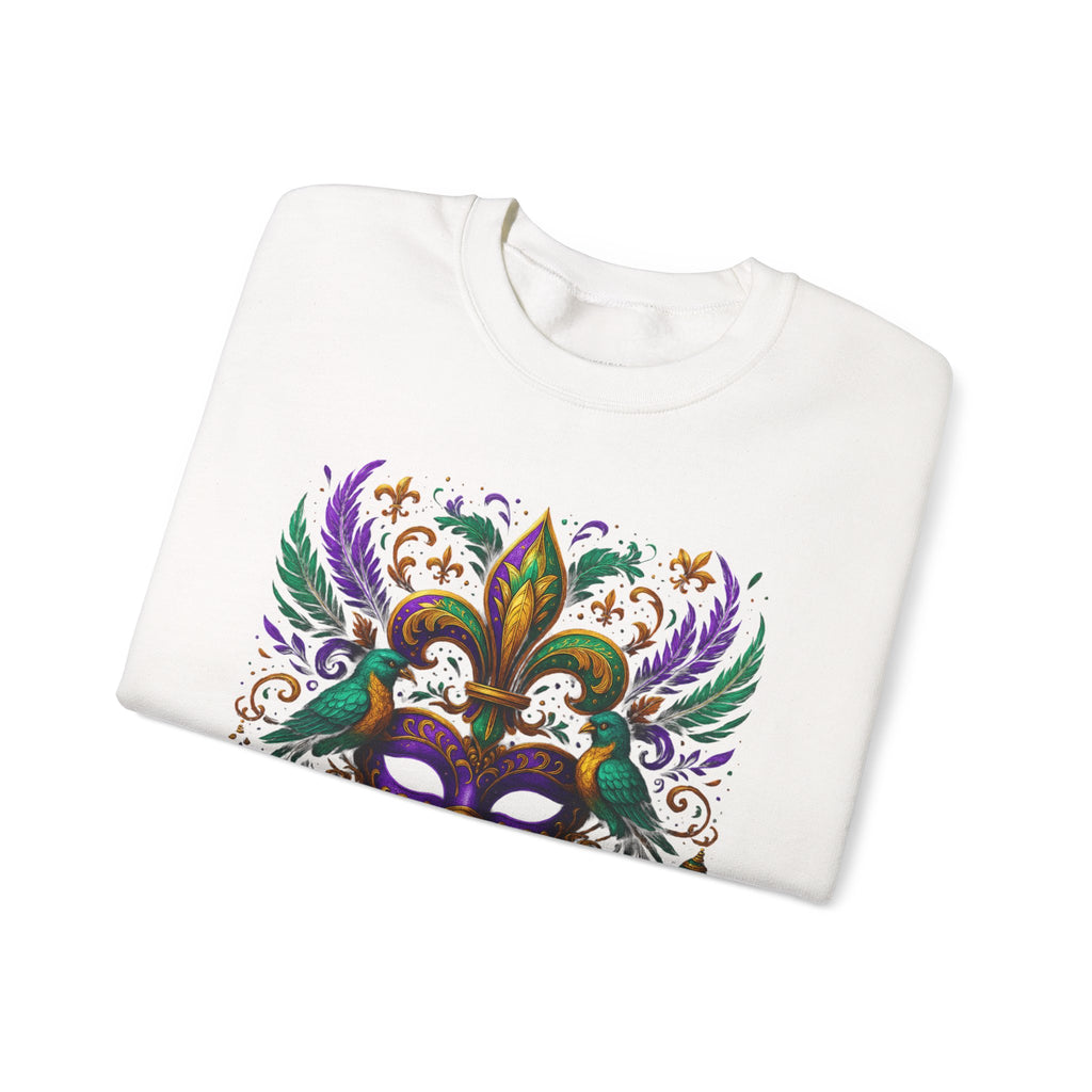 Mardi Gras Mask Unisex Crewneck Sweater