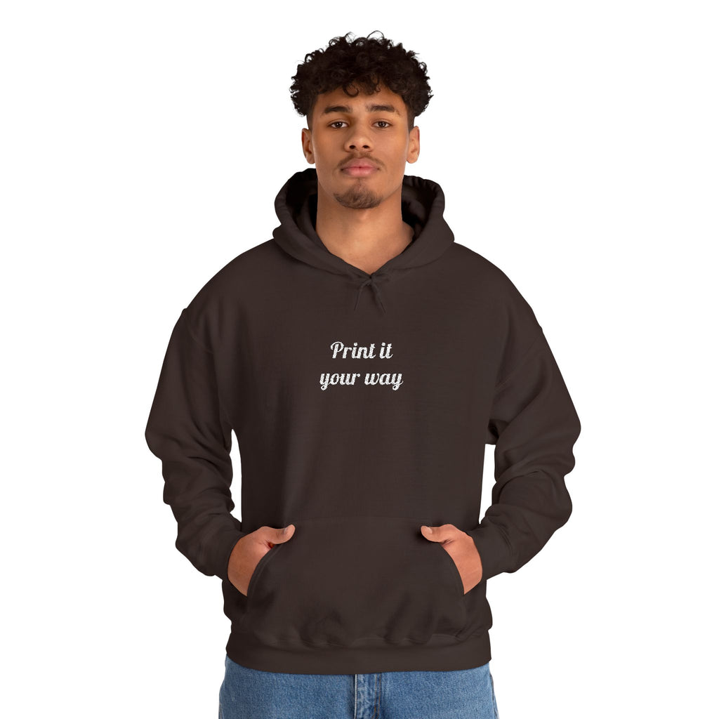 Custom Embroidered Unisex Hoodie – Ethically Sourced Cotton Blend