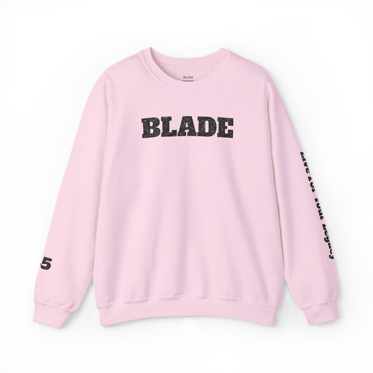 Blade Minimal Black Sparkle Crewneck Sweater