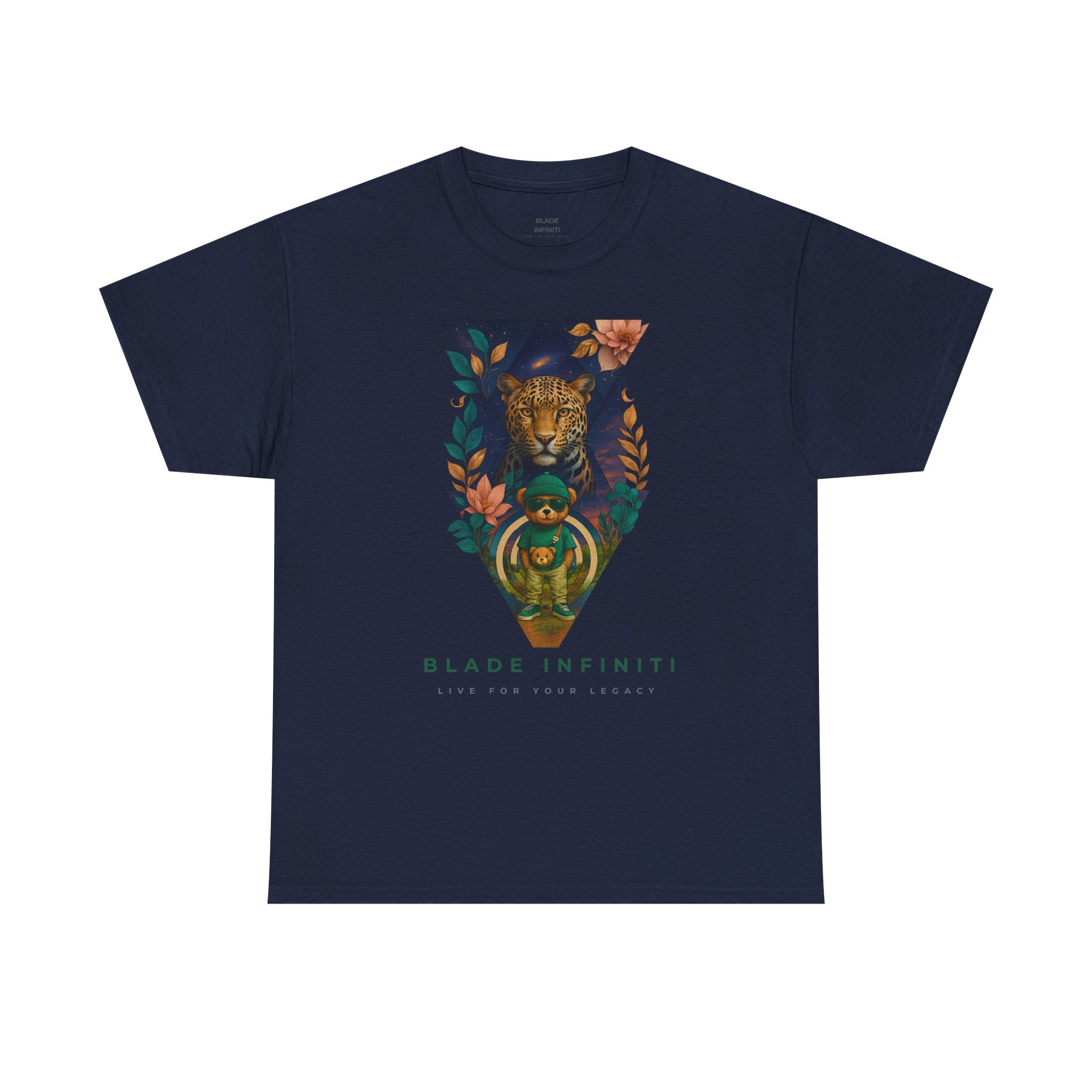 Bladeverse Galactic Jungle Leopard/Teddy Bear T-Shirt