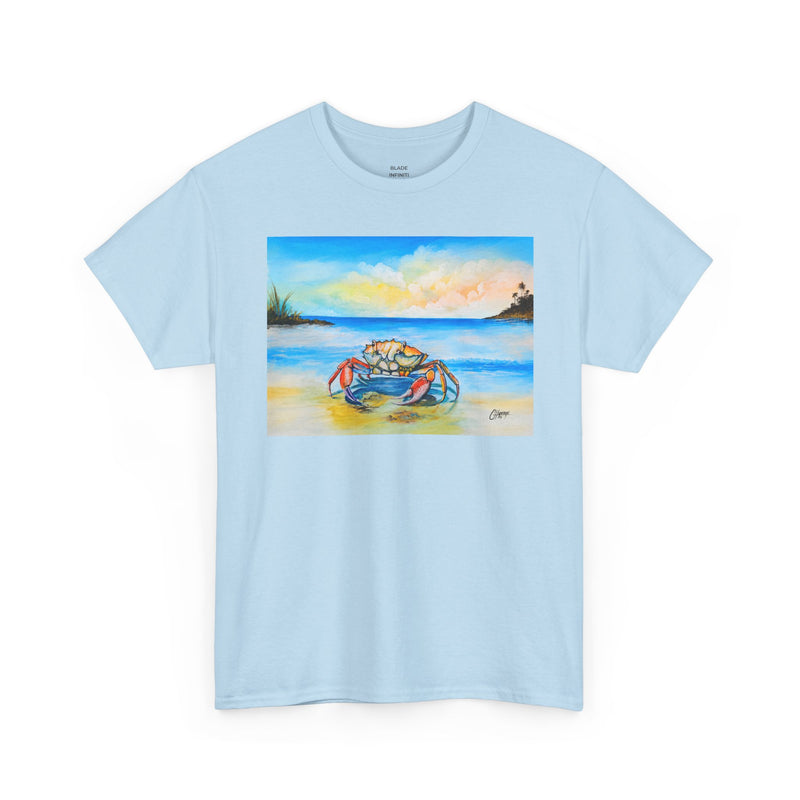 Coastal Crab Beach Sunset T-Shirt