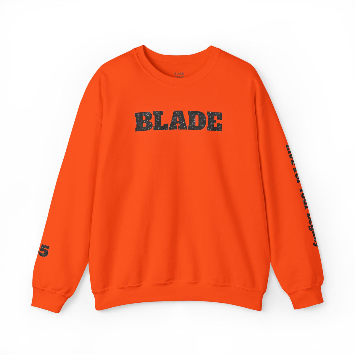 Blade Minimal Black Sparkle Crewneck Sweater