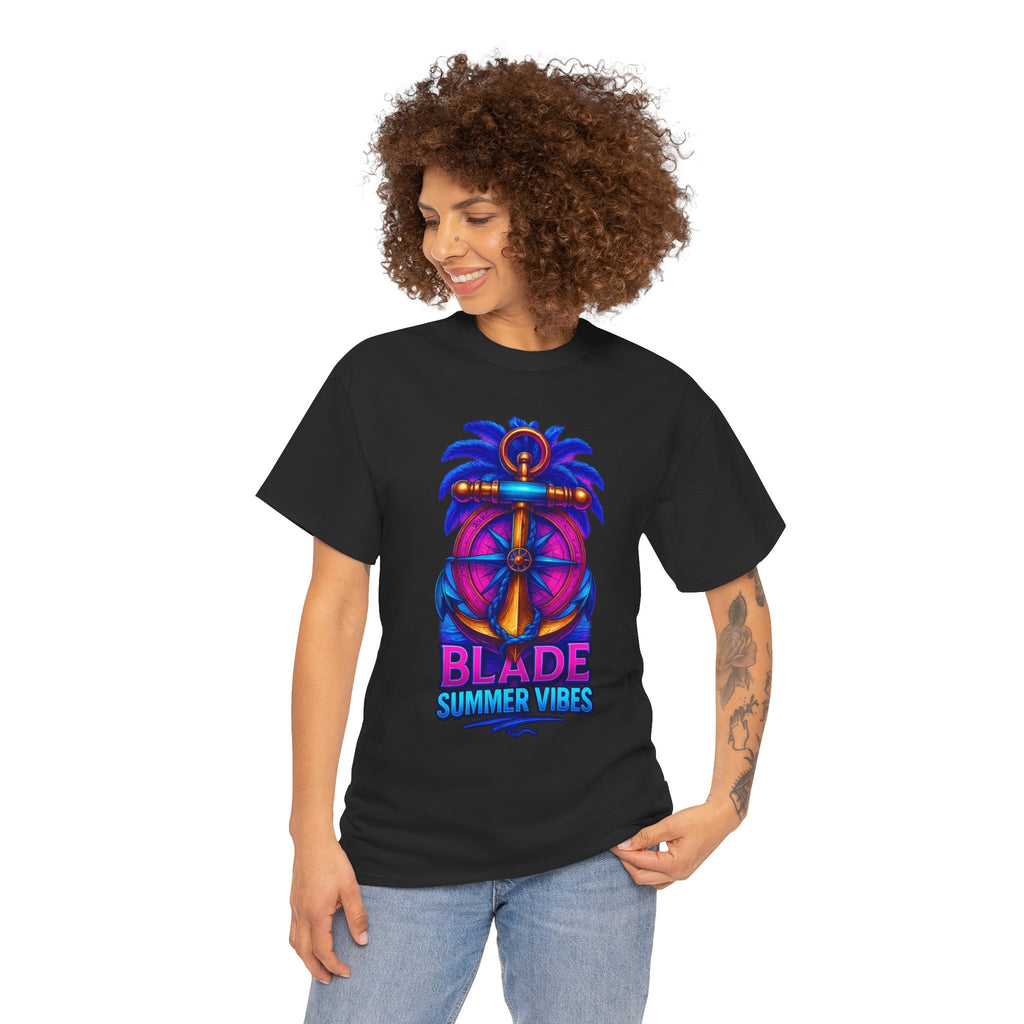Anchor Compass Multi Blue/Pink T-Shirt