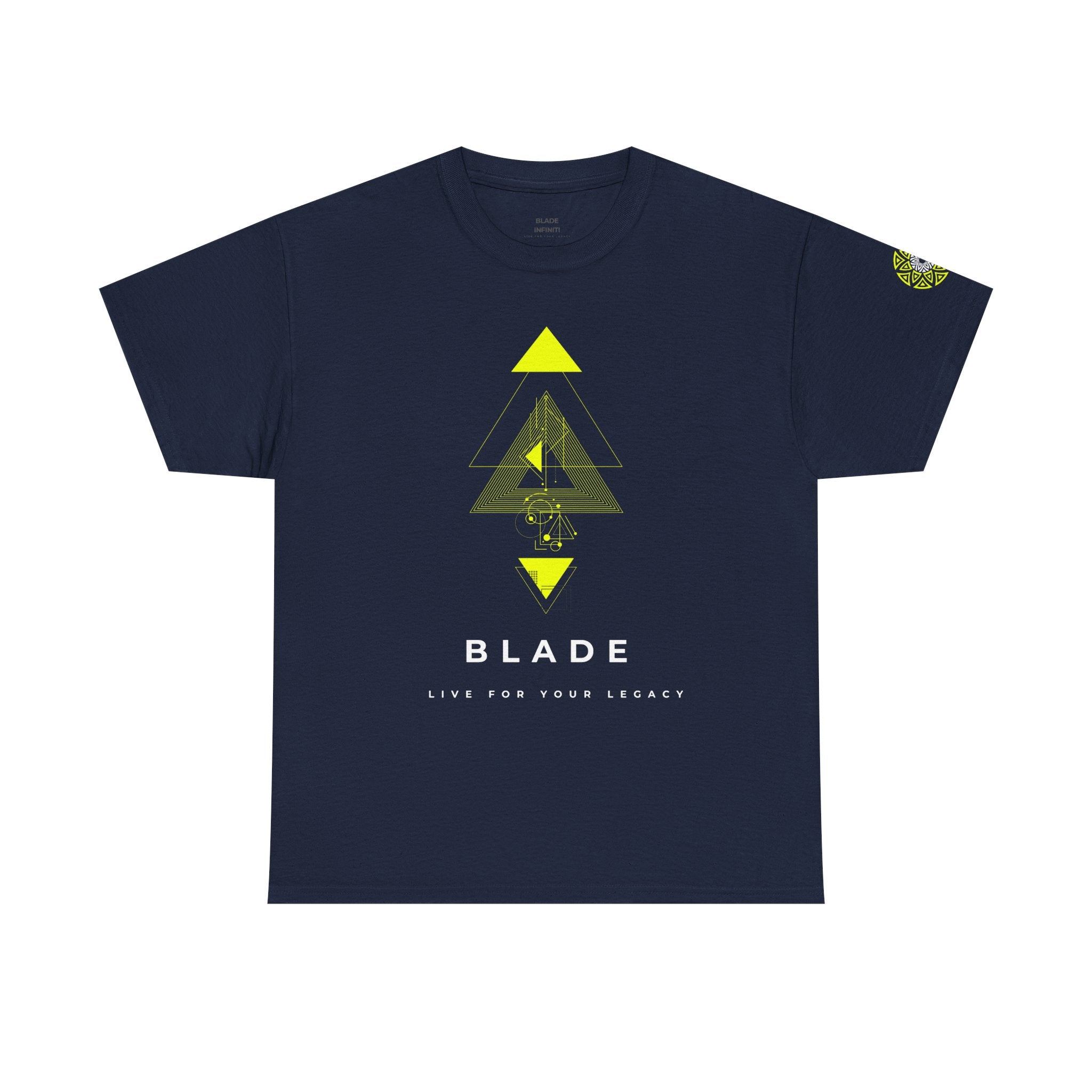 Geometric Odyssey Version 3 Neon Green T-Shirt