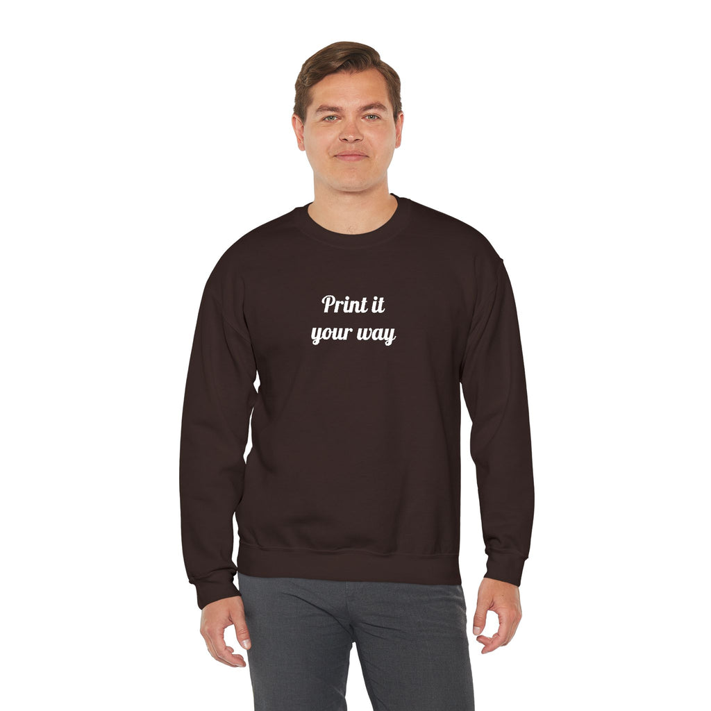 Embroidery Personalization - Unisex Crewneck Sweater (Make It Yours)