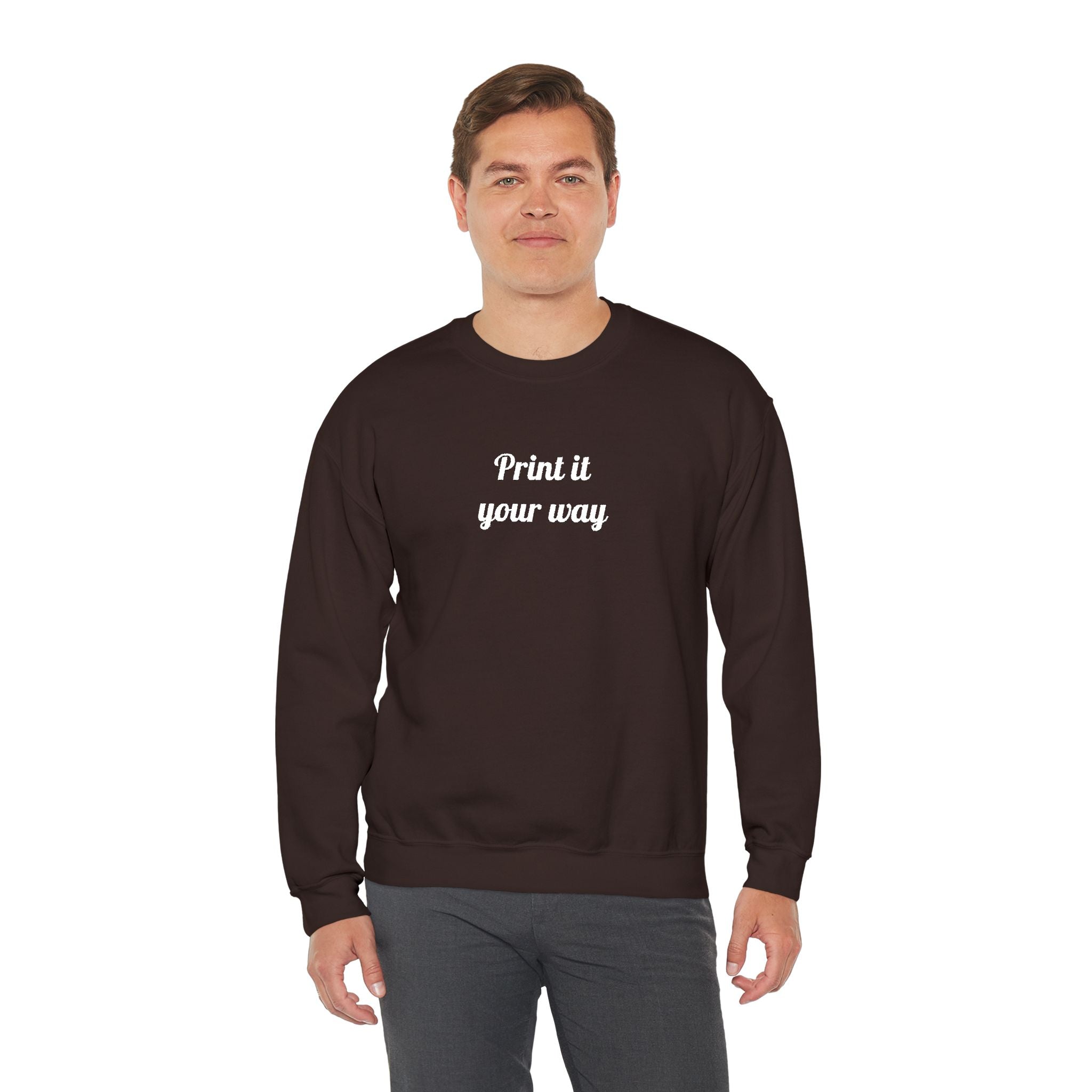 Embroidery Personalization - Unisex Crewneck Sweater (Make It Yours)