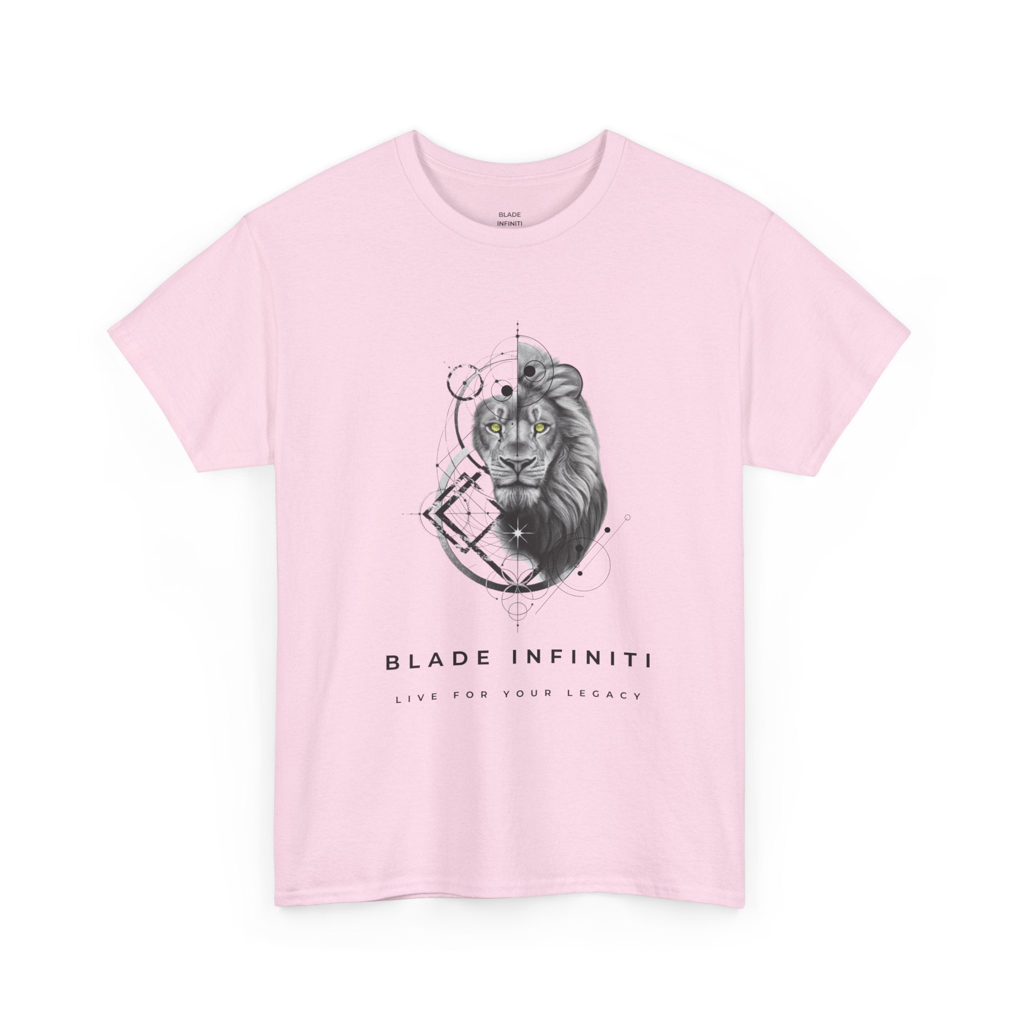 Geometric King Black Version 4 TX Lion T-Shirt