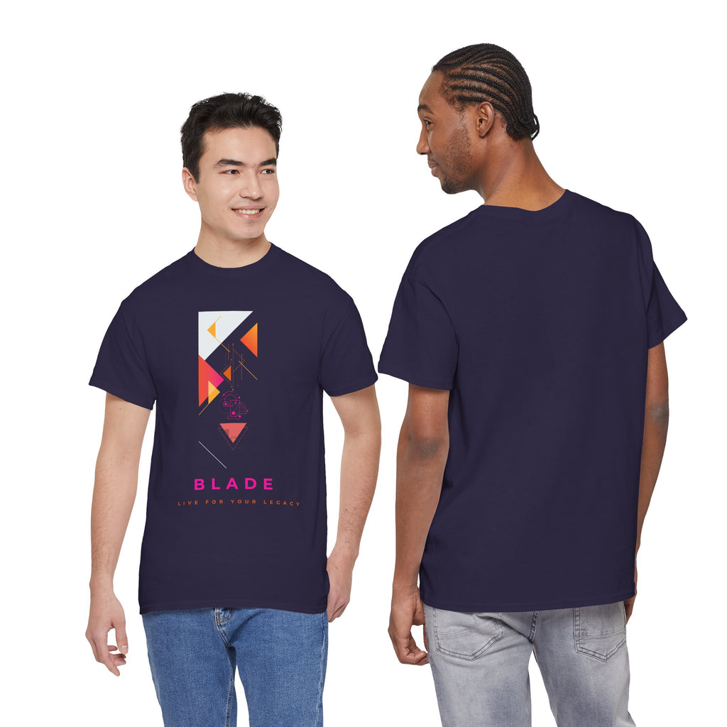 Geometric Odyssey  Pink/Orange T-Shirt
