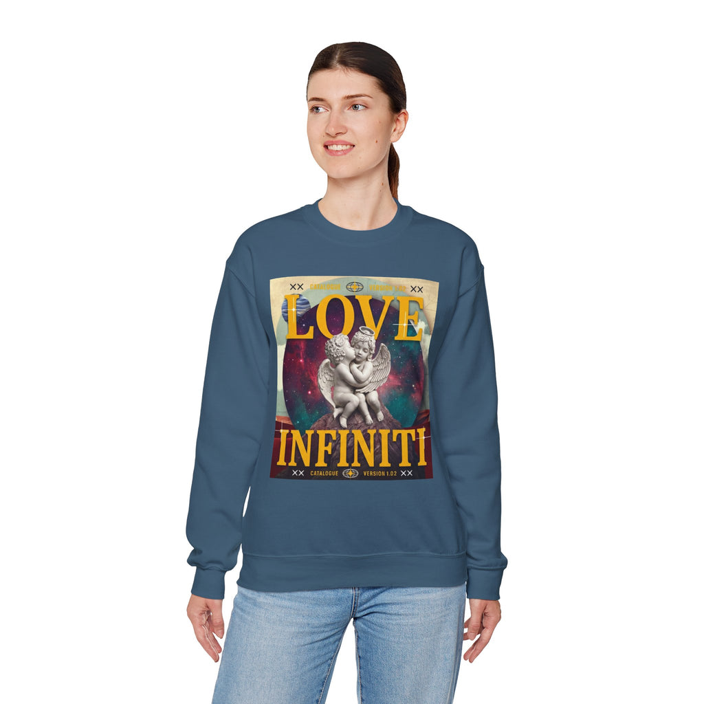 Celestial Love, Infiniti Unisex Crewneck Sweater
