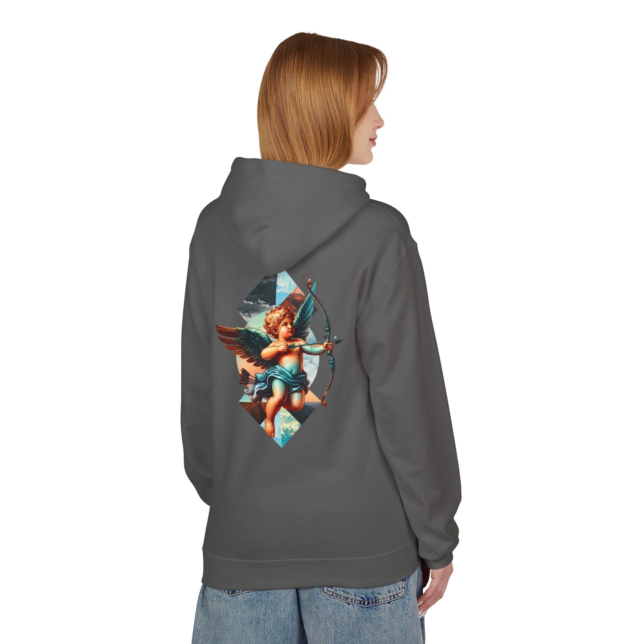 Cupid's Bow Blue + Arrow - Love, Infiniti Hoodie