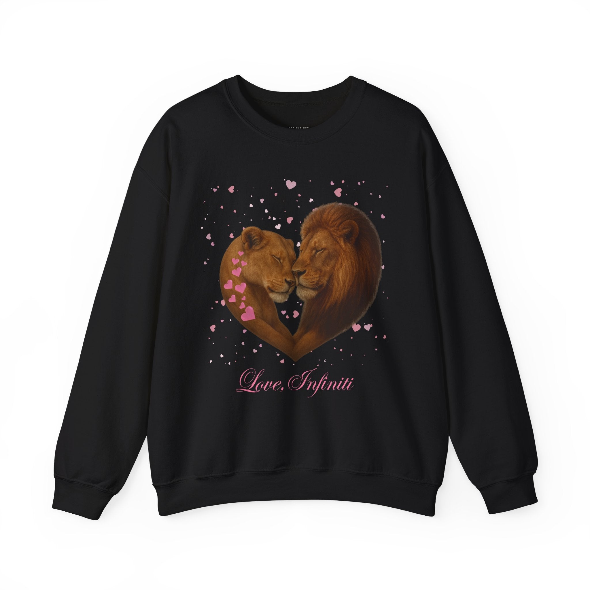 Lion Hearts - Love, Infiniti Unisex Crewneck Sweater