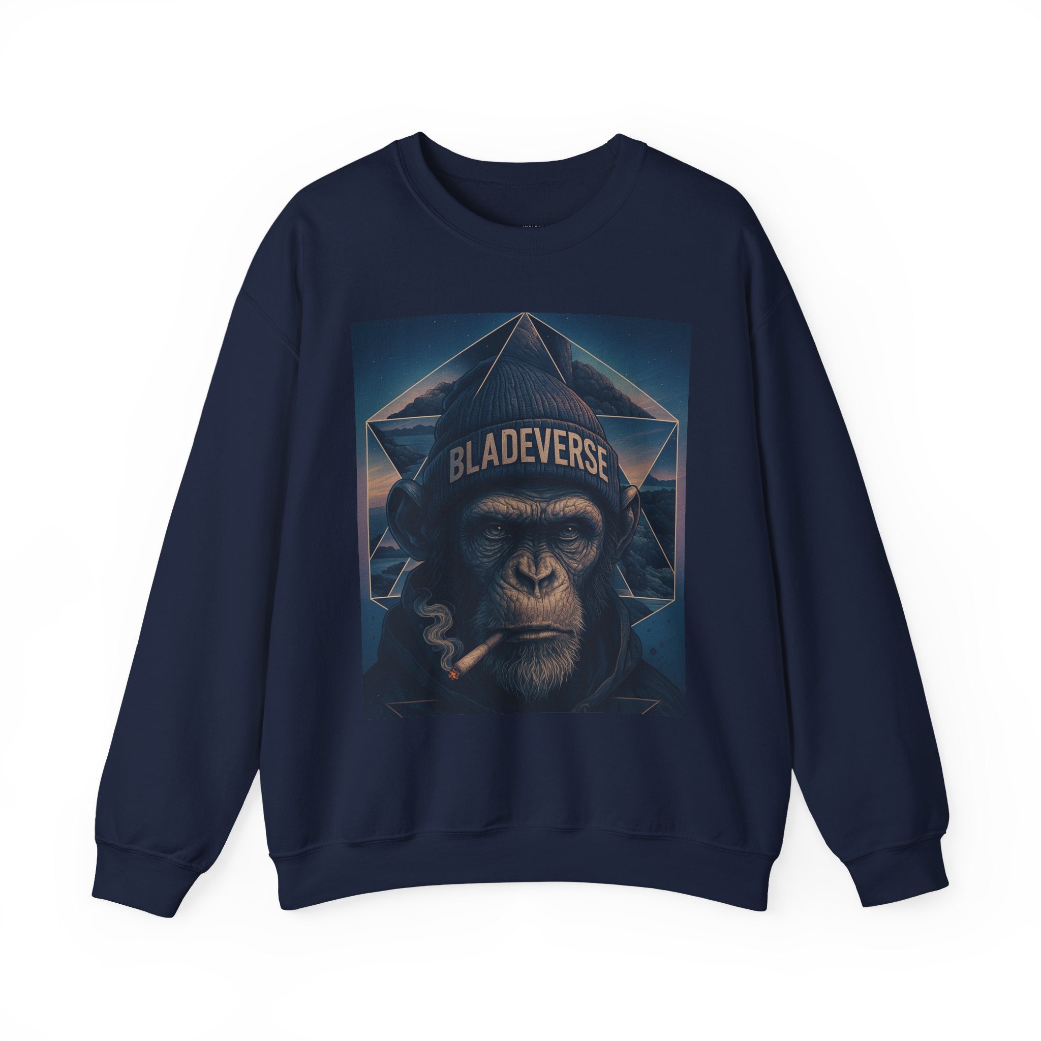 Bladeverse Galactic Weed/Pot Monkey Version 2 Unisex Crewneck Sweater