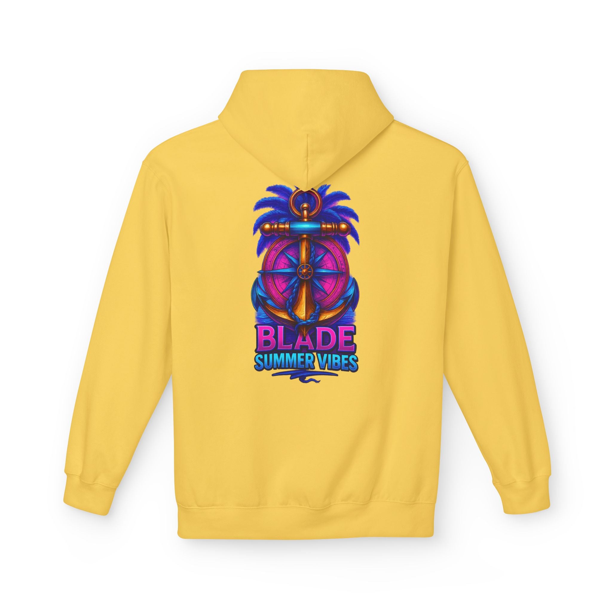 Anchor/Compass Pink/Blue Hoodie