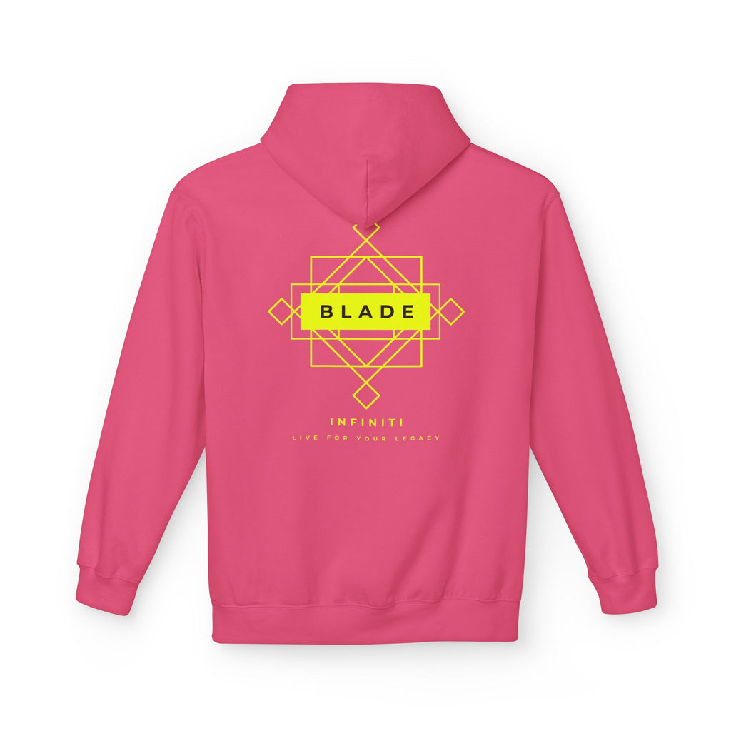 Geometric Infiniti Neon Green Hoodie
