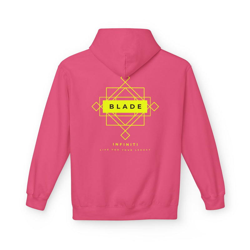 Geometric Infiniti Neon Green Hoodie