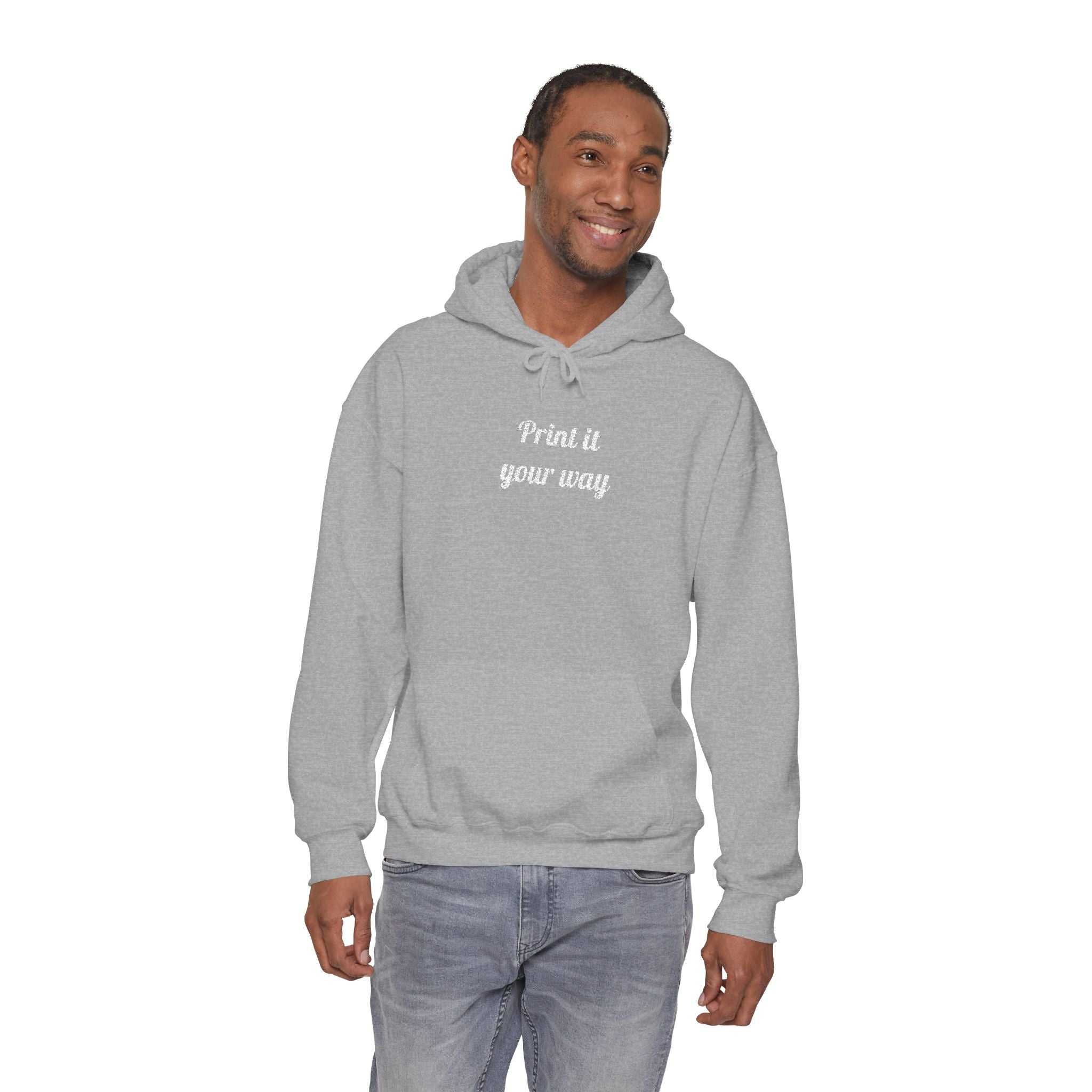 Custom Embroidered Unisex Hoodie – Ethically Sourced Cotton Blend