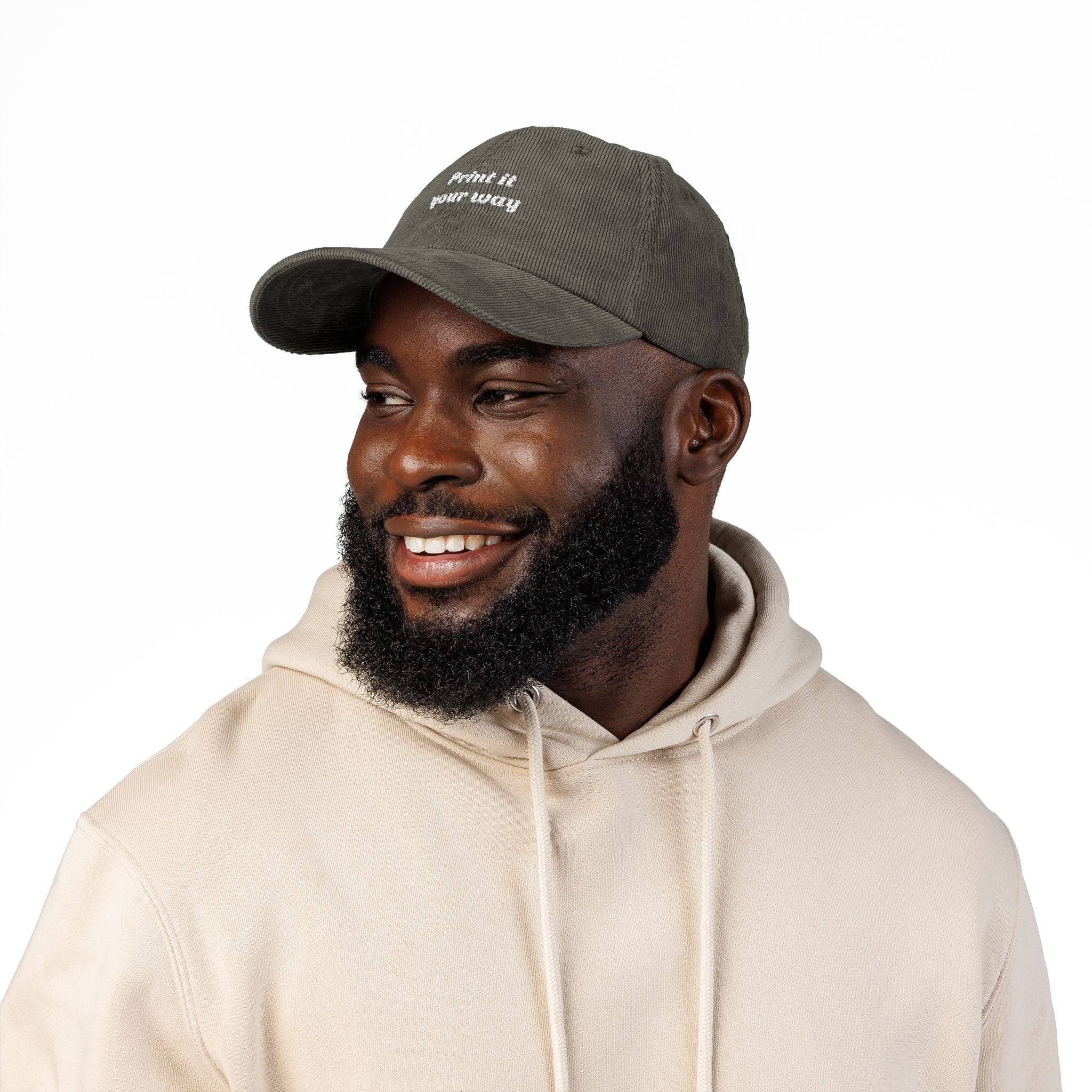 Father's Day Personalized Vintage Corduroy Hat/Cap (Embroidered)