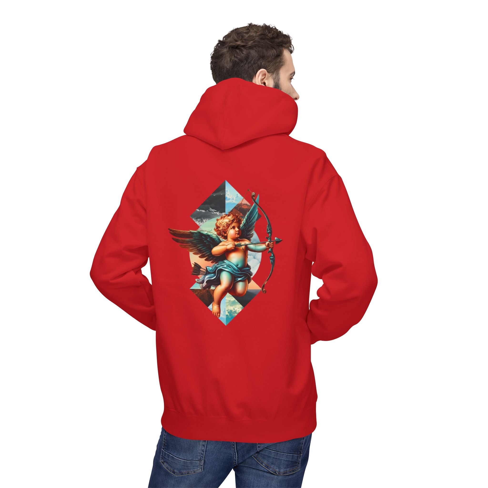 Cupid's Bow Blue + Arrow - Love, Infiniti Hoodie