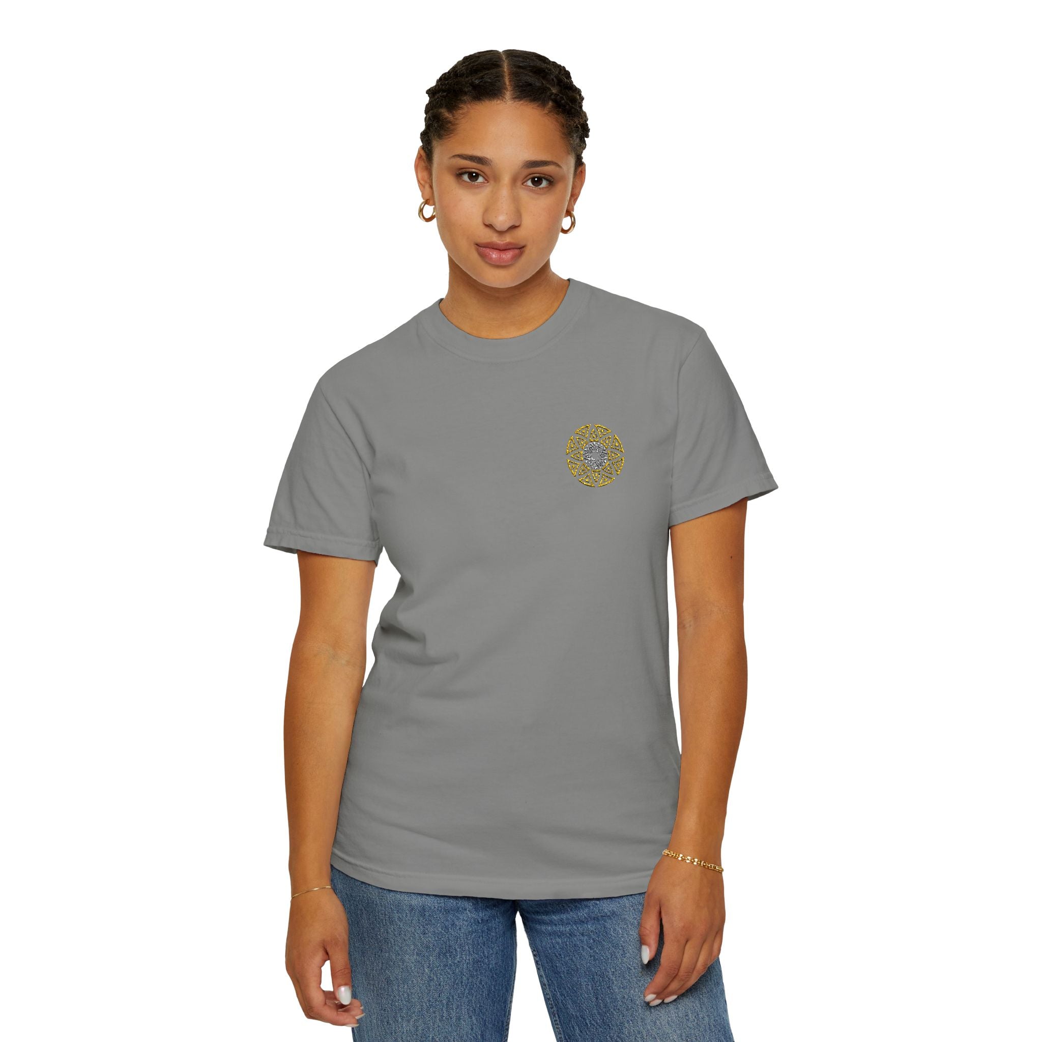 Ethereal Azteca Embroidered Logo T-Shirt
