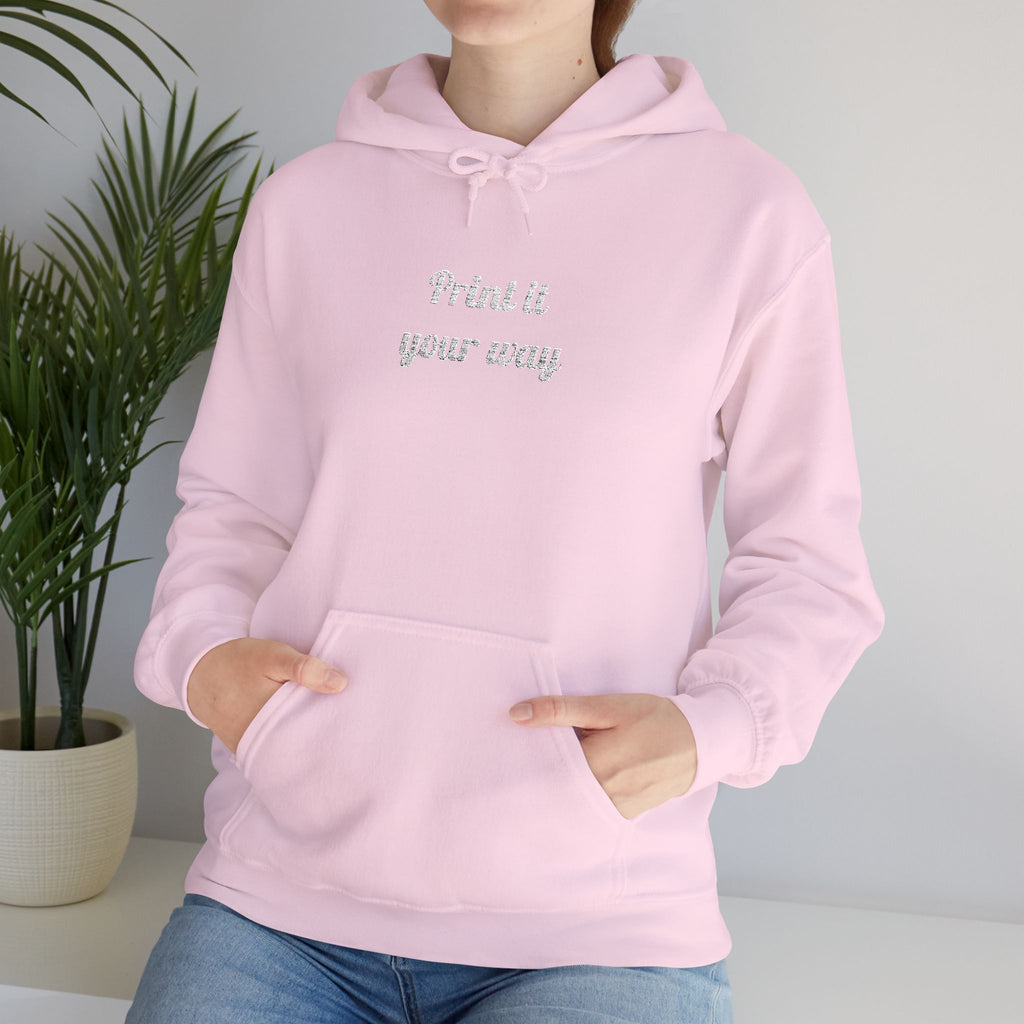Custom Embroidered Unisex Hoodie – Ethically Sourced Cotton Blend