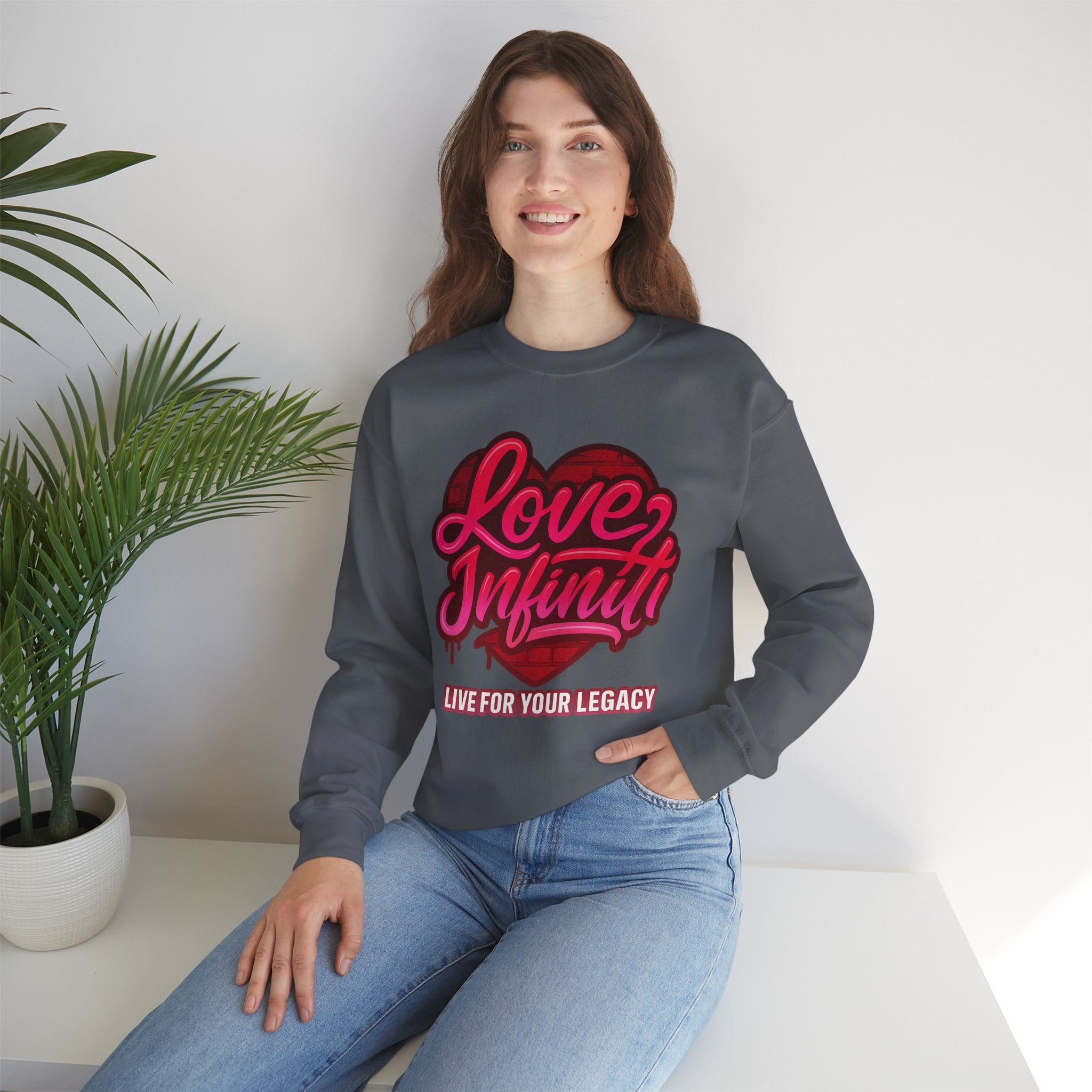 Love, Infiniti Street Vibes Unisex Crewneck Sweater