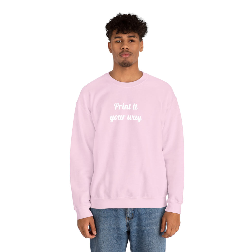 Embroidery Personalization - Unisex Crewneck Sweater (Make It Yours)