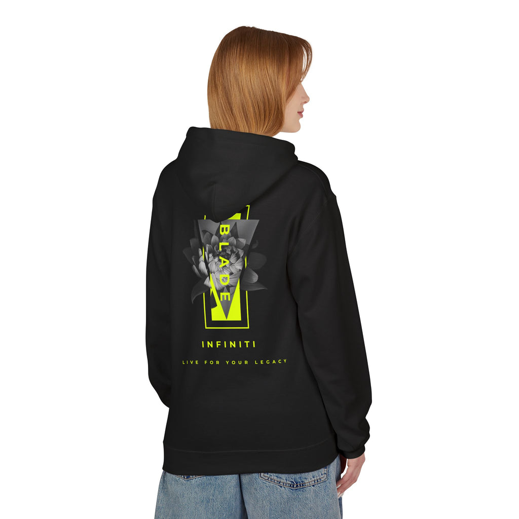 Flora Essence Neon Green Version 2 TX Floral Hoodie