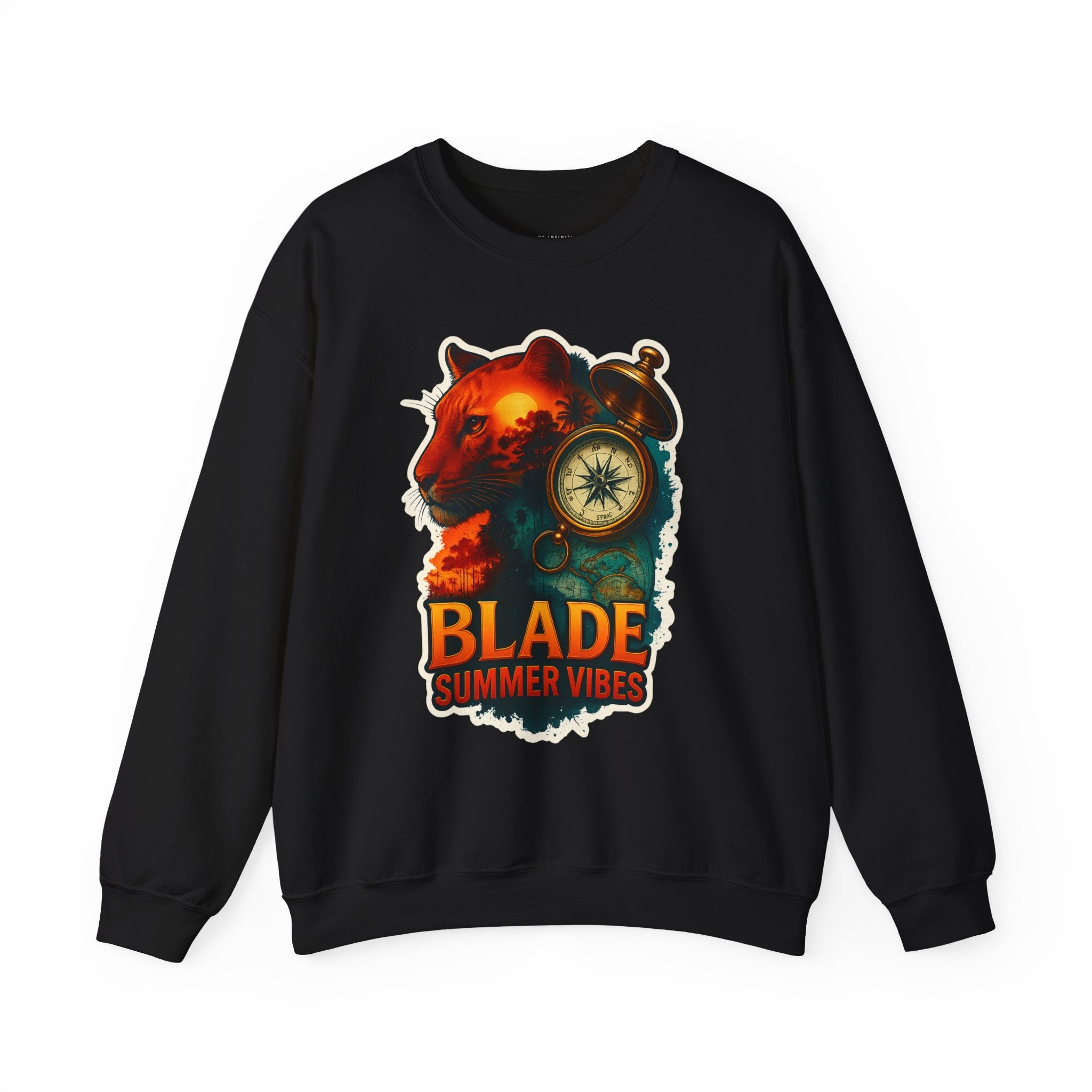 Primal Palms V2 Lion Unisex Crewneck Sweater