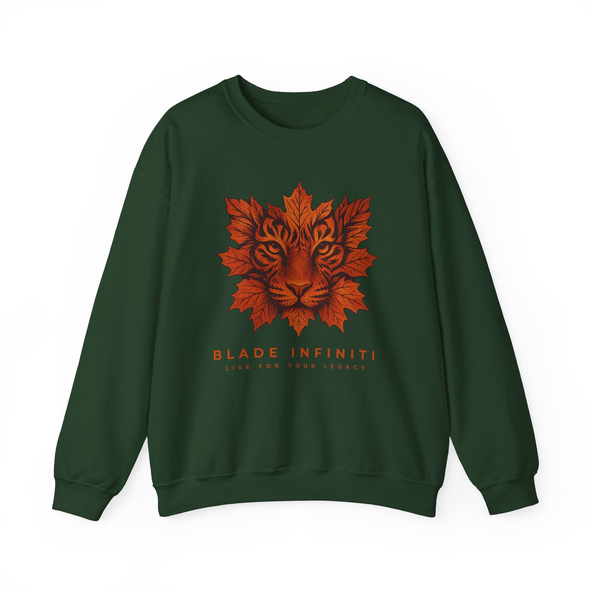 Fall Maple Tiger Unisex Crewneck Sweater