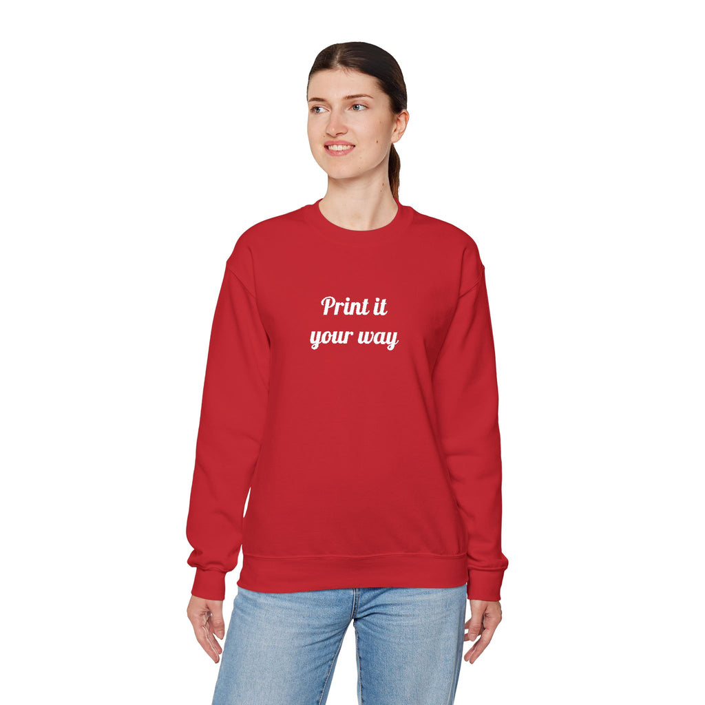 Embroidery Personalization - Unisex Crewneck Sweater (Make It Yours)