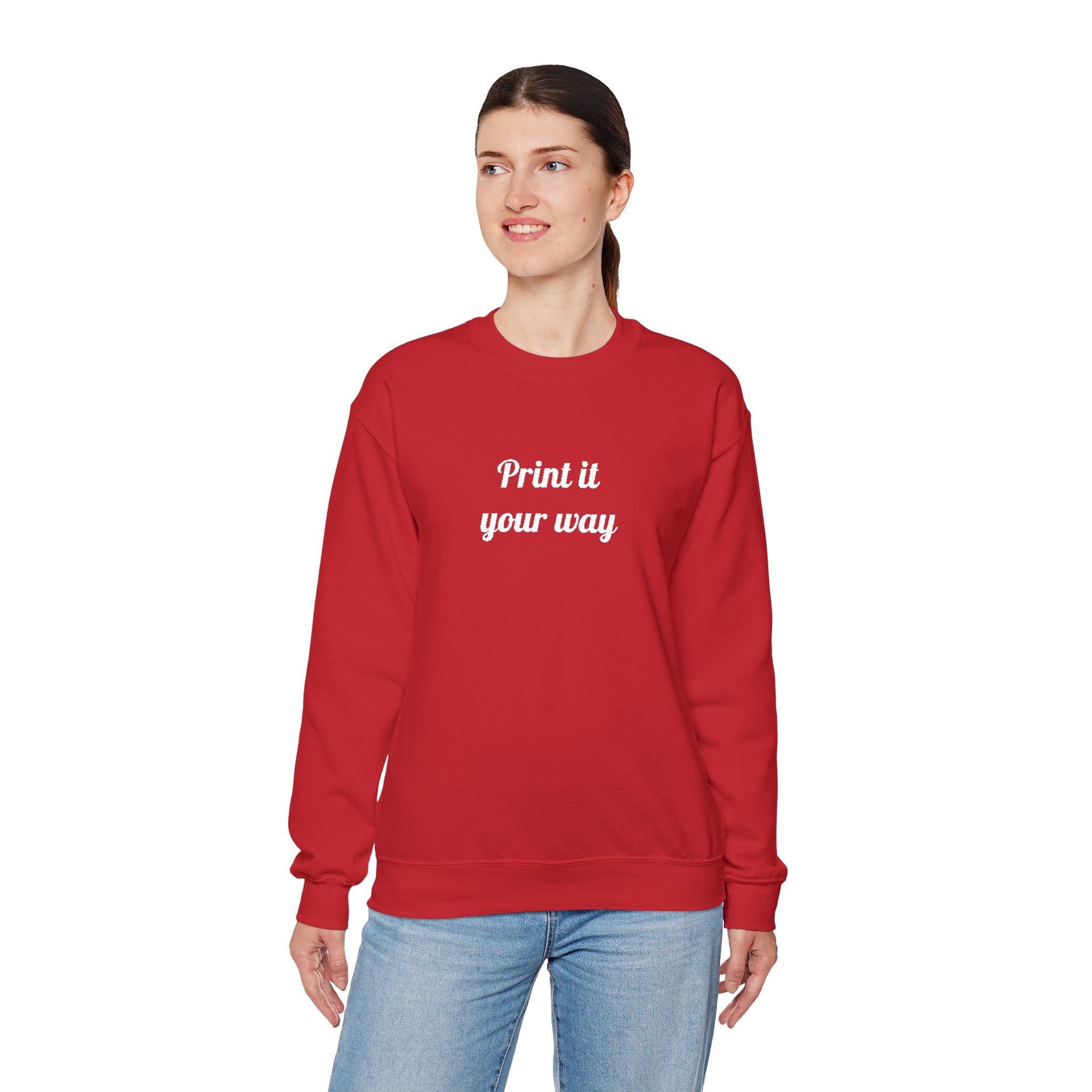 Embroidery Personalization - Unisex Crewneck Sweater (Make It Yours)