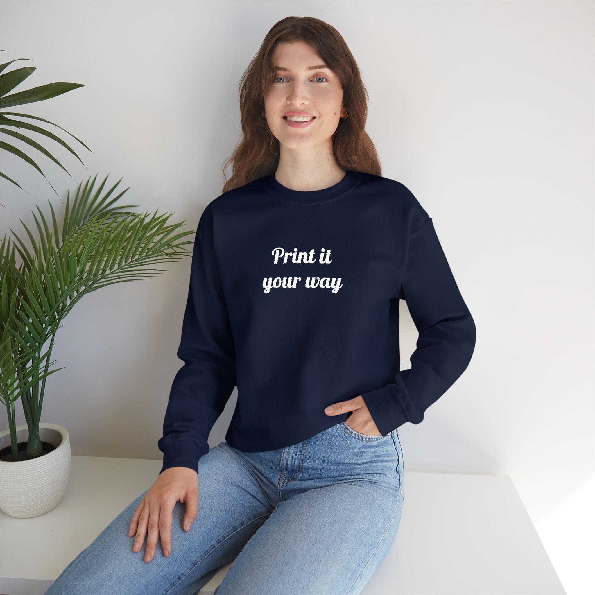 Embroidery Personalization - Unisex Crewneck Sweater (Make It Yours)