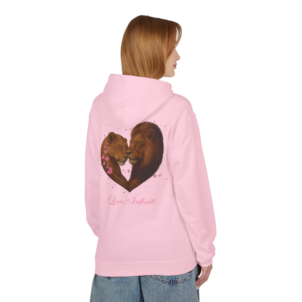 Lion Hearts - Love, Infiniti Unisex Hoodie