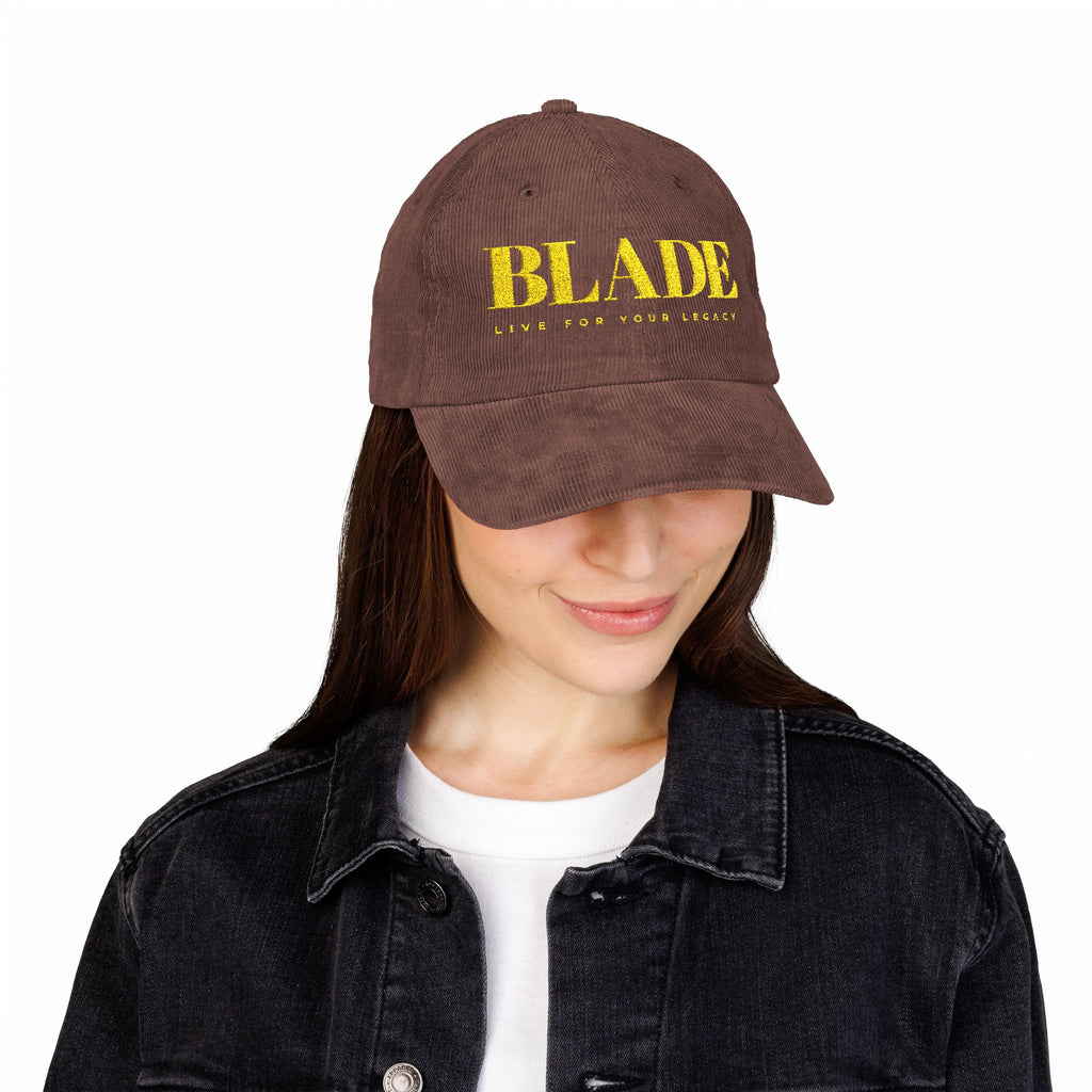 Blade Legacy Vintage Corduroy Hat/Cap Embroidery
