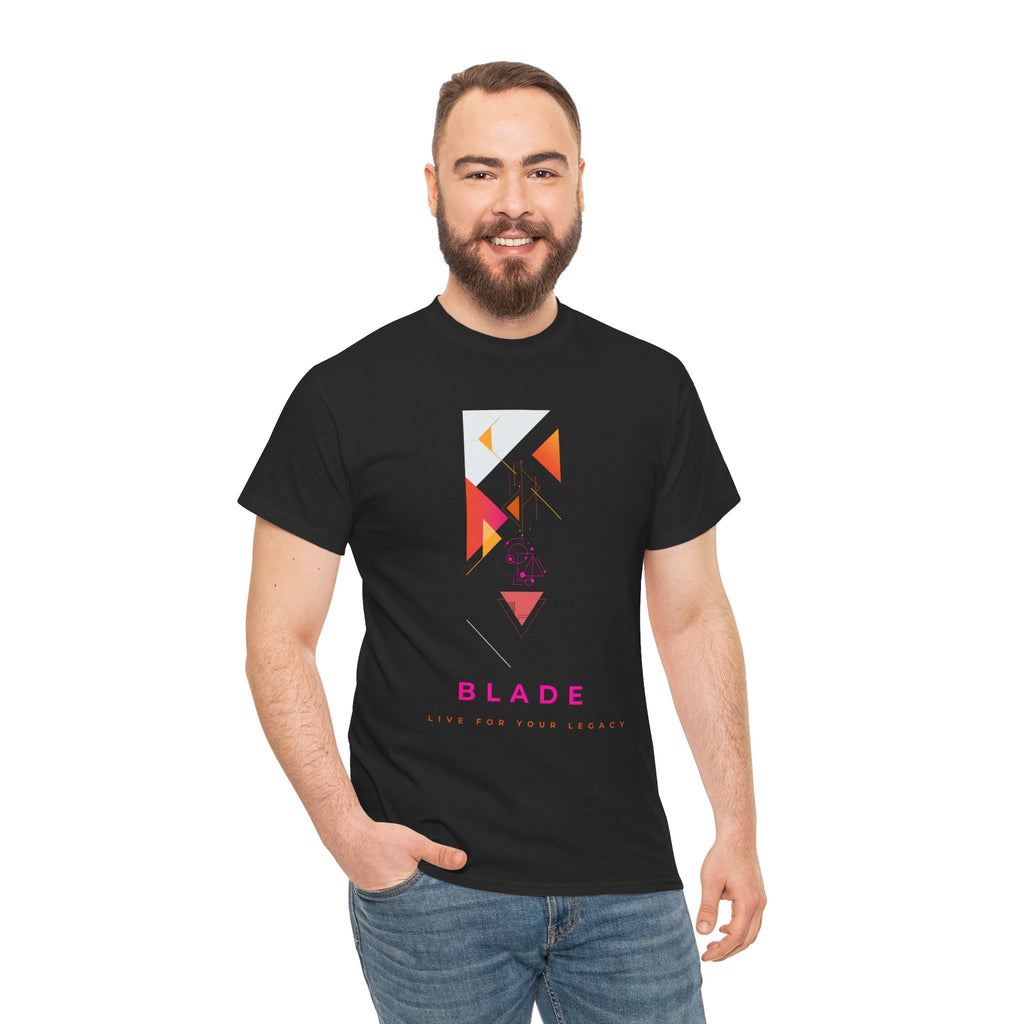 Geometric Odyssey  Pink/Orange T-Shirt