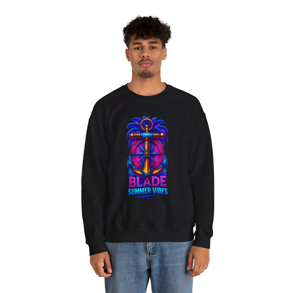 Anchor Compass Unisex Crewneck Sweater